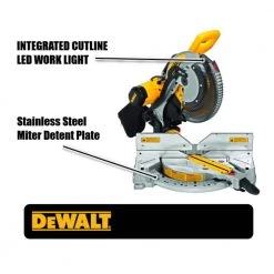 DEWALT 15 Amp Corded 12 in. Double-Bevel Compound Miter Saw with Cutline LED -DEWALT Shop dewalt miter saws dws716xps 40 1000
