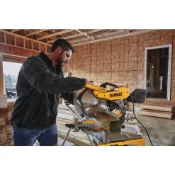 DEWALT 15 Amp Corded 12 in. Double-Bevel Compound Miter Saw with Cutline LED -DEWALT Shop dewalt miter saws dws716xps d4 1000