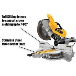 DEWALT 15 Amp Corded 12 in. Double Bevel Sliding Compound Miter Saw, Blade Wrench and Material Clamp -DEWALT Shop dewalt miter saws dws779 40 1000