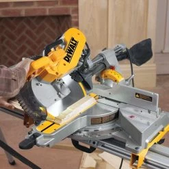 DEWALT 15 Amp Corded 12 in. Double Bevel Sliding Compound Miter Saw, Blade Wrench and Material Clamp -DEWALT Shop dewalt miter saws dws779 fa 1000