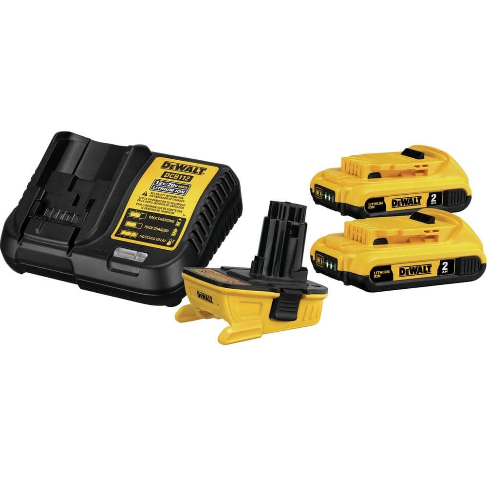 DEWALT 18-Volt to 20-Volt MAX Lithium-Ion Battery Adapter Kit (2-Pack) 1 DEWALT 18-Volt to 20-Volt MAX Lithium-Ion Battery Adapter Kit (2-Pack)