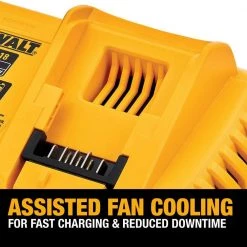 DEWALT 20-Volt MAX Lithium-Ion Fan Cooled Fast Battery Charger -DEWALT Shop dewalt outdoor power batteries chargers dcb118 66 1000