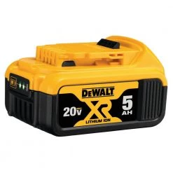 DEWALT 20-Volt MAX XR Premium Lithium-Ion 5.0Ah Battery Pack 9 DEWALT 20-Volt MAX XR Premium Lithium-Ion 5.0Ah Battery Pack -DEWALT Shop dewalt outdoor power batteries chargers dcb205 1d 1000