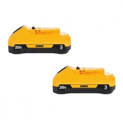 DEWALT Shop 28 DEWALT 20-Volt MAX Compact Lithium-Ion 3.0Ah Battery Pack (2-Pack)