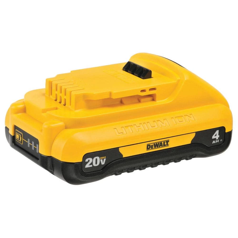 DEWALT 20-Volt MAX Compact Lithium-Ion 4.0Ah Battery Pack 1 DEWALT 20-Volt MAX Compact Lithium-Ion 4.0Ah Battery Pack