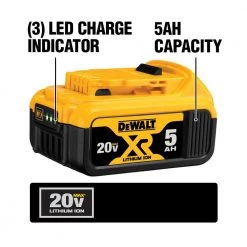 DEWALT 20V MAX XR Premium Lithium-Ion 6.0Ah Battery, 20V MAX XR 5.0Ah Battery, 20V MAX XR 4.0Ah Battery & 20V MAX 2.0Ah Battery -DEWALT Shop dewalt outdoor power batteries chargers dcb346 3wdcb205 c3 1000
