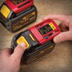 DEWALT FLEXVOLT 20-Volt/60-Volt MAX Lithium-Ion 6.0Ah Battery Pack with 6 Amp Output Charger -DEWALT Shop dewalt outdoor power batteries chargers dcb606c 44 1000