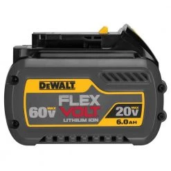 DEWALT FLEXVOLT 20-Volt/60-Volt MAX Lithium-Ion 6.0Ah Battery Pack with 6 Amp Output Charger -DEWALT Shop dewalt outdoor power batteries chargers dcb606c 77 1000