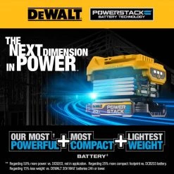 DEWALT 20-Volt MAX POWERSTACK Compact Battery 20 DEWALT 20-Volt MAX POWERSTACK Compact Battery -DEWALT Shop dewalt outdoor power batteries chargers dcbp034 4f 1000