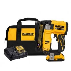 DEWALT 20-Volt MAX Lithium-Ion Cordless 23-Gauge Pin Nailer Kit with 2.0 Ah Battery Pack and Charger