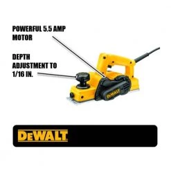 DEWALT 5.5 Amp Corded 3-1/4 in. Portable Hand Planer 8 DEWALT 5.5 Amp Corded 3-1/4 in. Portable Hand Planer -DEWALT Shop dewalt planers d26676 40 1000