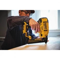 DEWALT 20-Volt MAX XR Lithium-Ion Cordless 18-Gauge Narrow Crown Stapler (Tool-Only) 16 DEWALT 20-Volt MAX XR Lithium-Ion Cordless 18-Gauge Narrow Crown Stapler (Tool-Only) -DEWALT Shop dewalt pneumatic staplers dcn681b 40 1000