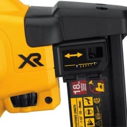 DEWALT 20V MAX XR Lithium-Ion 18-Gauge Cordless Narrow Crown Stapler with (2) 2.0Ah Compact Lithium-Ion Battery Packs -DEWALT Shop dewalt pneumatic staplers dcn681b203 1f 1000