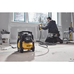 DEWALT 2.5 Gal. 140 psi Portable 20V Cordless Air Compressor Kit with Flexvolt Advantage with 6 Ah FLEXVOLT Battery and Charger -DEWALT Shop dewalt portable air compressors dcc2520t1 1f 1000