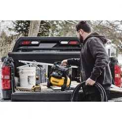 DEWALT 2.5 Gal. 140 psi Portable 20V Cordless Air Compressor Kit with Flexvolt Advantage with 6 Ah FLEXVOLT Battery and Charger -DEWALT Shop dewalt portable air compressors dcc2520t1 44 1000