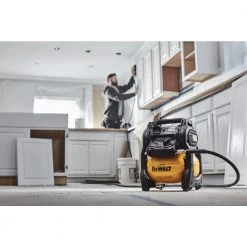 DEWALT 2.5 Gal. 140 psi Portable 20V Cordless Air Compressor Kit with Flexvolt Advantage with 6 Ah FLEXVOLT Battery and Charger -DEWALT Shop dewalt portable air compressors dcc2520t1 4f 1000