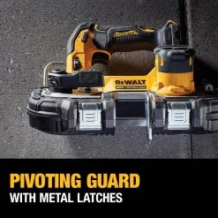 DEWALT ATOMIC 20V MAX Cordless Brushless Compact 1-3/4in. Bandsaw with 20V MAX XR Premium Lithium-Ion 6.0Ah and 4.0Ah Batteries -DEWALT Shop dewalt portable band saws dcb246ckwcs377b 44 1000