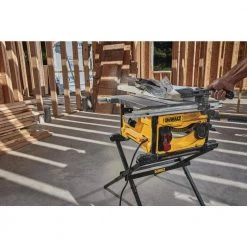 DEWALT 15 Amp Corded 8-1/4 in. Compact Portable Jobsite Tablesaw (Stand Not Included) -DEWALT Shop dewalt portable table saws dwe7485 1f 1000