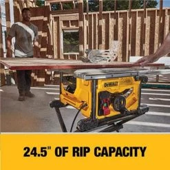 DEWALT 15 Amp Corded 8-1/4 in. Compact Portable Jobsite Tablesaw (Stand Not Included) -DEWALT Shop dewalt portable table saws dwe7485 4f 1000