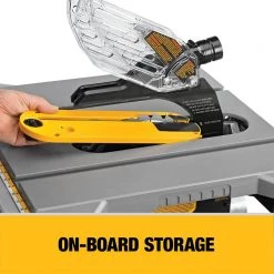 DEWALT 15 Amp Corded 8-1/4 in. Compact Portable Jobsite Tablesaw (Stand Not Included) -DEWALT Shop dewalt portable table saws dwe7485 66 1000