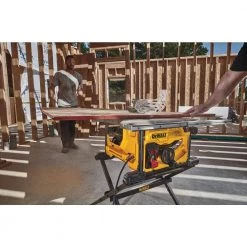 DEWALT 15 Amp Corded 8-1/4 in. Compact Portable Jobsite Tablesaw (Stand Not Included) -DEWALT Shop dewalt portable table saws dwe7485 d4 1000