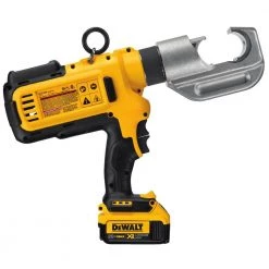 DEWALT 20-Volt MAX Cordless Died Cable Crimping Tool with (2) 20-Volt 4.0Ah Batteries, Charger & Case -DEWALT Shop dewalt power crimpers dce300m2 44 1000