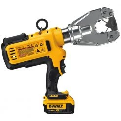 DEWALT 20-Volt MAX Cordless Dieless Cable Crimping Tool with (2) 20-Volt 4.0Ah Batteries, Charger & Case -DEWALT Shop dewalt power crimpers dce350m2 44 1000