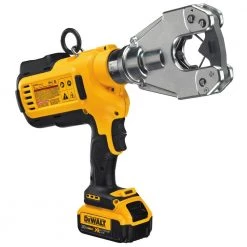 DEWALT 20-Volt MAX Cordless Dieless Cable Crimping Tool with (2) 20-Volt 4.0Ah Batteries, Charger & Case -DEWALT Shop dewalt power crimpers dce350m2 fa 1000