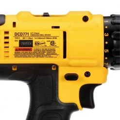 DEWALT 20-Volt MAX Cordless 1/2 in. Drill/Driver, (2) 20-Volt 1.3Ah Batteries, Charger & Bag -DEWALT Shop dewalt power drills dcd771c2 4f 1000