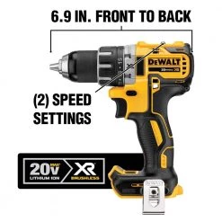DEWALT 20-Volt MAX XR Cordless Brushless 1/2 in. Drill/Driver with (1) 20-Volt 5.0Ah Battery, Charger & Bag -DEWALT Shop dewalt power drills dcd791p1 40 1000