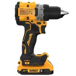DEWALT 20-Volt MAX Lithium-Ion Cordless Brushless 1/2 in. Drill Driver Kit with Two 2.0 mAh Batteries, Charger and Bag -DEWALT Shop dewalt power drills dcd800d2 31 1000