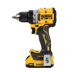 DEWALT 20-Volt MAX Lithium-Ion Cordless Brushless 1/2 in. Drill Driver Kit with Two 2.0 mAh Batteries, Charger and Bag -DEWALT Shop dewalt power drills dcd800d2 a0 1000
