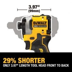 DEWALT ATOMIC 20-Volt MAX Lithium-Ion Cordless Brushless Combo Kit with ATOMIC 20V Compact 1/4 in. Impact Driver (Tool-Only) -DEWALT Shop dewalt power tool combo kits dck224c2wdcf850 77 1000