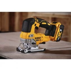 DEWALT 20V MAX Lithium-Ion Cordless Brushless Combo Kit (4-Tool) and 20V Brushless Jigsaw with 6Ah Battery & (2) 4Ah Batteries -DEWALT Shop dewalt power tool combo kits dck4050m2w60634 4f 1000