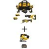 DEWALT 20V MAX Lithium-Ion Cordless Brushless Combo Kit (4-Tool) and 20V Brushless Jigsaw with 6Ah Battery & (2) 4Ah Batteries