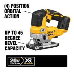 DEWALT 20V MAX Lithium-Ion Cordless Brushless Combo Kit (4-Tool) and 20V Brushless Jigsaw with 6Ah Battery & (2) 4Ah Batteries -DEWALT Shop dewalt power tool combo kits dck4050m2w60634 a0 1000