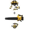 DEWALT 20V MAX Lithium-Ion Cordless Brushless Combo Kit (4-Tool), 20V Cordless Handheld Blower and 20V 6-1/2 in. Circular Saw