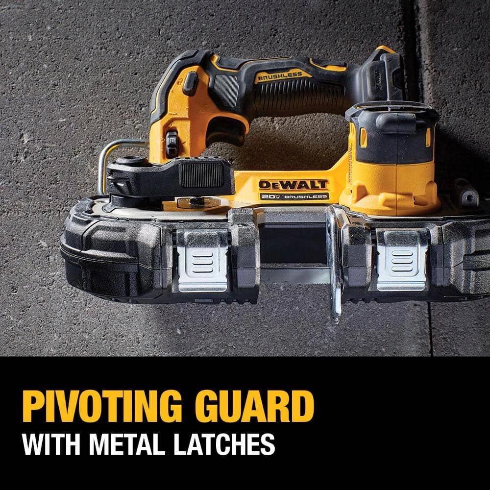 DEWALT ATOMIC 20V MAX Cordless Brushless Combo Kit (4-Tool) and ATOMIC 20V MAX Cordless Brushless Compact 1-3/4 in. Bandsaw 14 DEWALT ATOMIC 20V MAX Cordless Brushless Combo Kit (4-Tool) and ATOMIC 20V MAX Cordless Brushless Compact 1-3/4 in. Bandsaw - Image 14