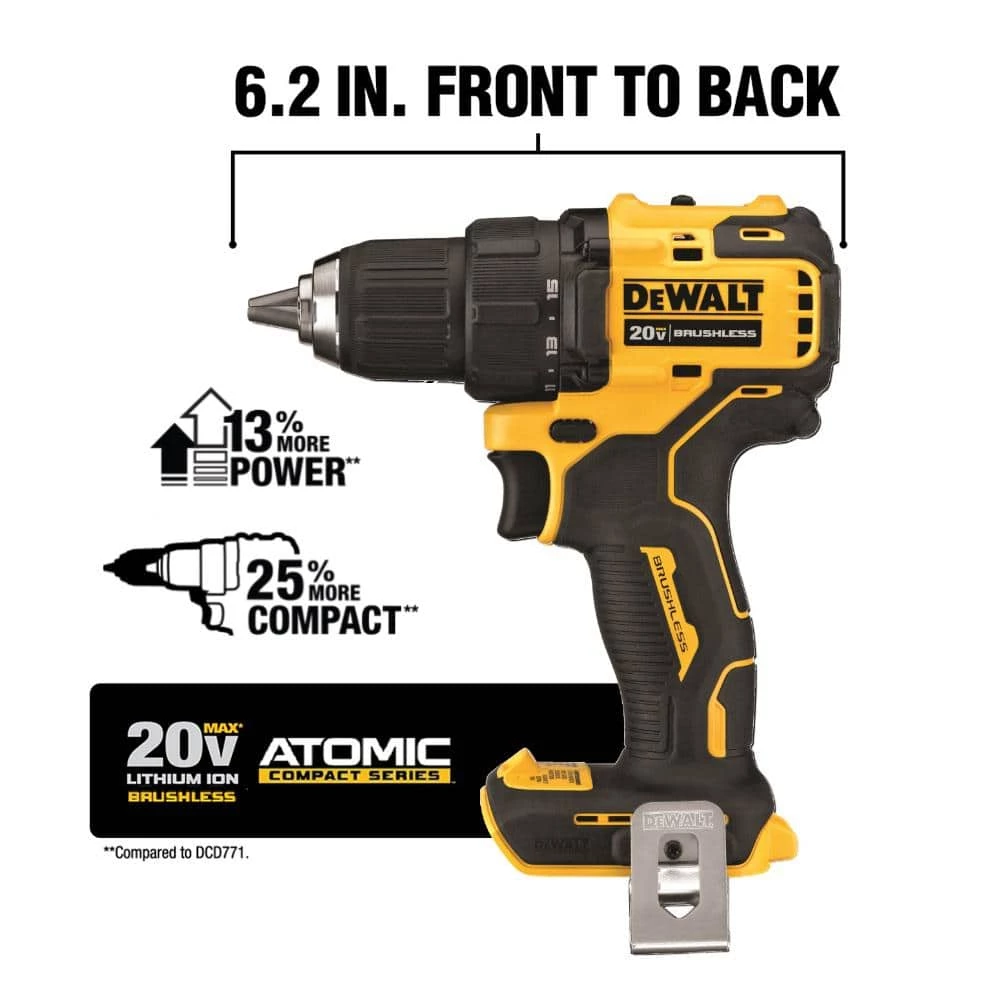 DEWALT ATOMIC 20V MAX Lithium-Ion Cordless Brushless Combo Kit (4-Tool) and 20V XR Cordless 3 in. Cut-Off Tool 8 DEWALT ATOMIC 20V MAX Lithium-Ion Cordless Brushless Combo Kit (4-Tool) and 20V XR Cordless 3 in. Cut-Off Tool - Image 8
