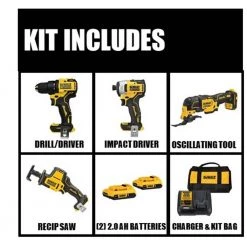DEWALT ATOMIC 20V MAX Lithium-Ion Cordless Brushless Combo Kit (4-Tool) and 20V MAX XR Cordless Brushless Compact Router -DEWALT Shop dewalt power tool combo kits dck489d2wcw600b 40 1000
