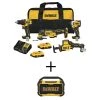 DEWALT ATOMIC 20V MAX Cordless Brushless Combo Kit (4-Tool) and 20V MAX Bluetooth Speaker