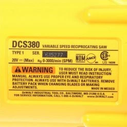 DEWALT 20-Volt MAX Cordless Reciprocating Saw (Tool-Only) -DEWALT Shop dewalt reciprocating saws dcs380b 4f 1000