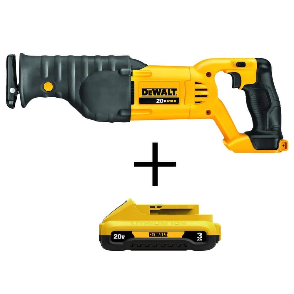 DEWALT 20-Volt MAX Cordless Reciprocating Saw with (1) 20-Volt Battery 3.0Ah 1 DEWALT 20-Volt MAX Cordless Reciprocating Saw with (1) 20-Volt Battery 3.0Ah