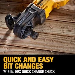 DEWALT 20-Volt Max Cordless 7/16 in. Quick Change Stud and Joist Drill (Tool-Only) -DEWALT Shop dewalt right angle drills dcd445b 44 1000