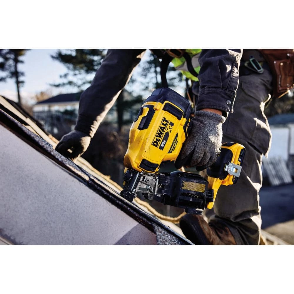 DEWALT 20-Volt MAX Lithium-Ion 15-Degree Cordless Roofing Nailer Kit with Battery 2.0 Ah Charger and Bag 15 DEWALT 20-Volt MAX Lithium-Ion 15-Degree Cordless Roofing Nailer Kit with Battery 2.0 Ah Charger and Bag - Image 15