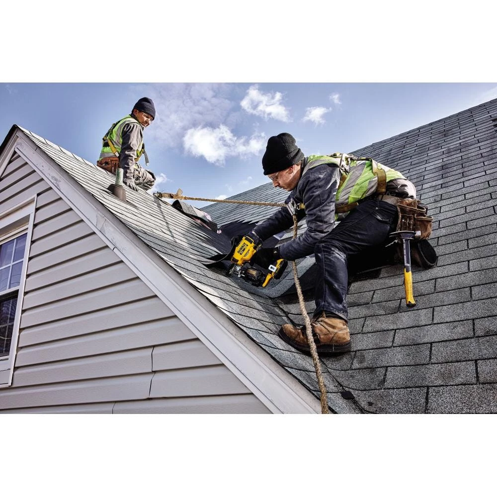 DEWALT 20-Volt MAX Lithium-Ion 15-Degree Cordless Roofing Nailer Kit with Battery 2.0 Ah Charger and Bag 12 DEWALT 20-Volt MAX Lithium-Ion 15-Degree Cordless Roofing Nailer Kit with Battery 2.0 Ah Charger and Bag - Image 12