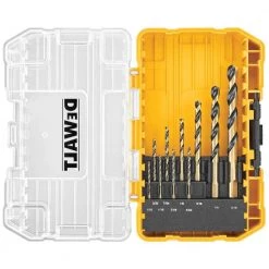 DEWALT Maxfit Screwdriving Set (50-Piece) and Black and Gold Drill Bit Set (10-Piece) -DEWALT Shop dewalt screwdriver bits dwamf50wdwa1180 4f 1000