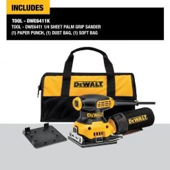 DEWALT 2.3 Amp Corded 1/4 Sheet Palm Grip Sander Kit with Contractor Bag -DEWALT Shop dewalt sheet sanders dwe6411k 40 1000