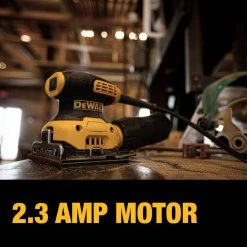 DEWALT 2.3 Amp Corded 1/4 Sheet Palm Grip Sander Kit with Contractor Bag -DEWALT Shop dewalt sheet sanders dwe6411k 66 1000