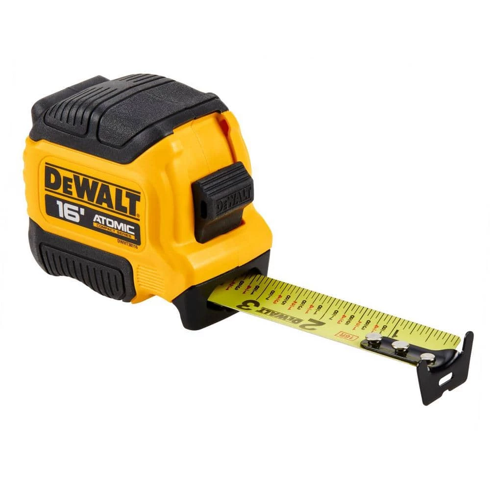 DEWALT ATOMIC 16 ft. x 1-1/8 in. Tape Measure 5 DEWALT ATOMIC 16 ft. x 1-1/8 in. Tape Measure - Image 5